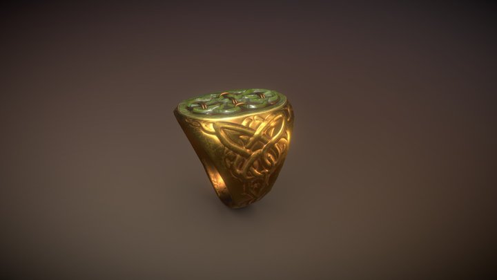 Indary's Signet Ring 3D Model
