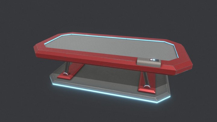 Sci-fi Table 3D Model