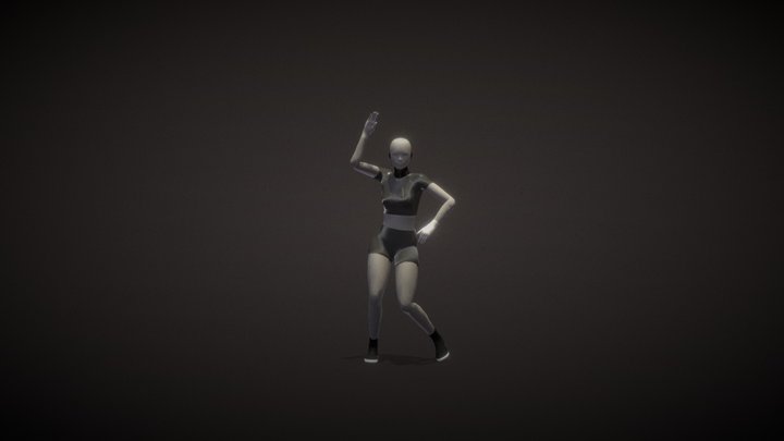 A&M: Joker Mind (130 bpm) - dance animation 3D Model