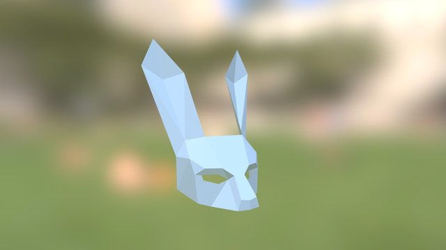 Rabbit Mask 3D Model