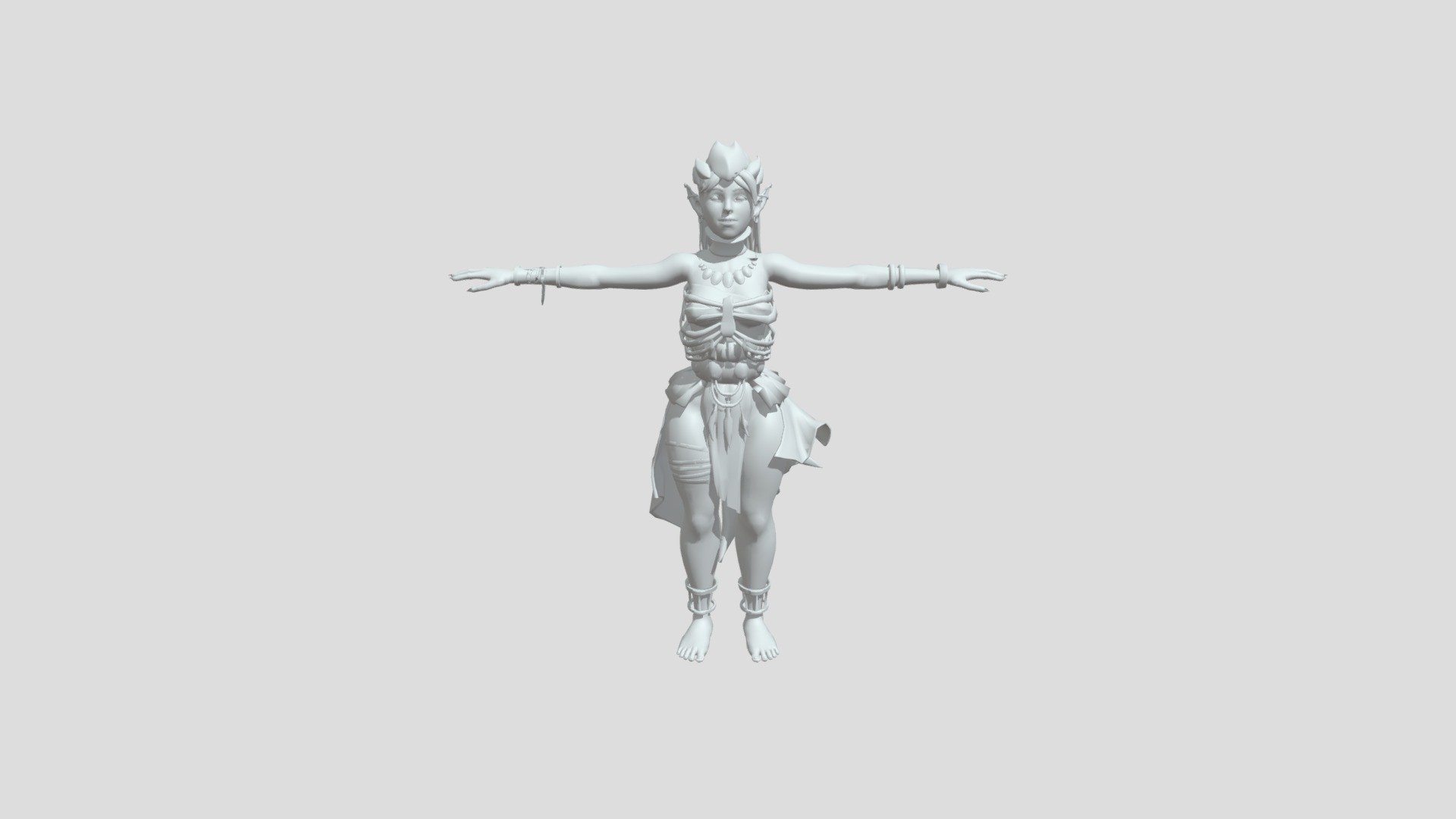 Bone Druid — Sketchfab embed 3D viewer