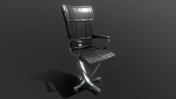 Twisted Chair (Executive) 3D Model