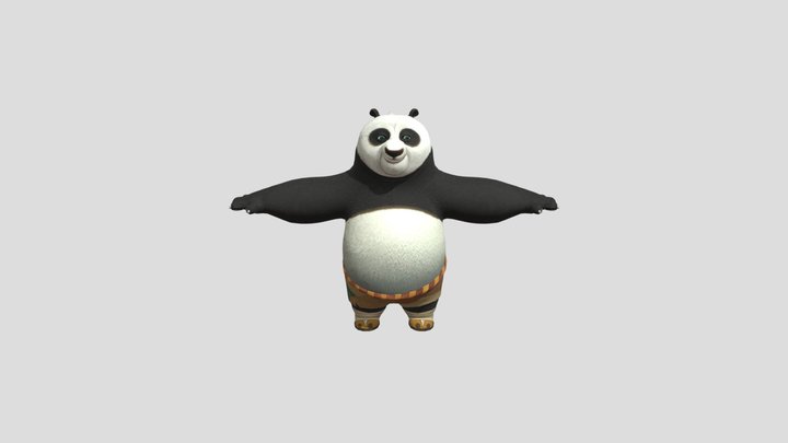 Kung- Fu Panda - Po – Free 3D Model STL