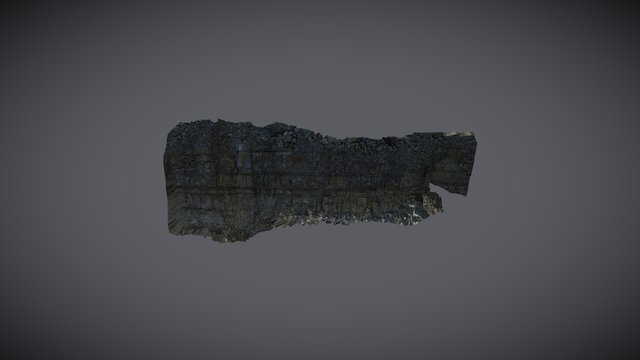 Quarry Face - UAV map 3D Model