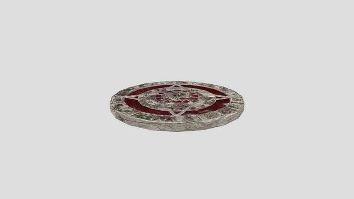 Edited Bloody Aztec Platform 3D Model