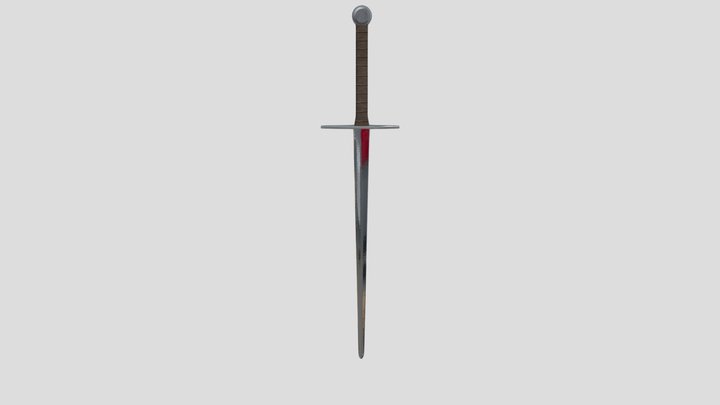 Bastard Sword 3D Model