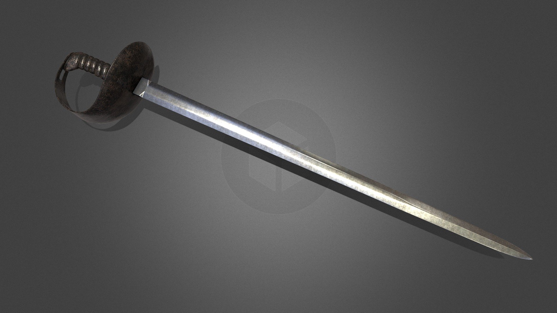 Experimental British 1845 Naval Cutlass