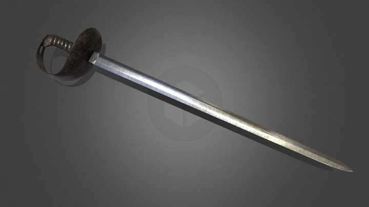 Experimental British 1845 Naval Cutlass