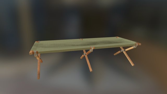 Cot 3D Model