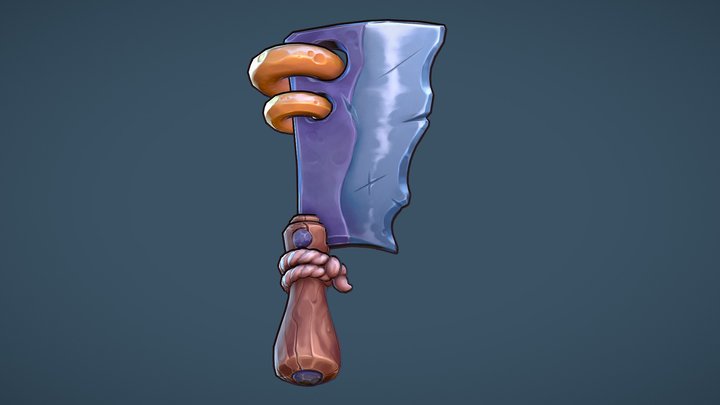 Stylized Asset - Cleaver 3D Model