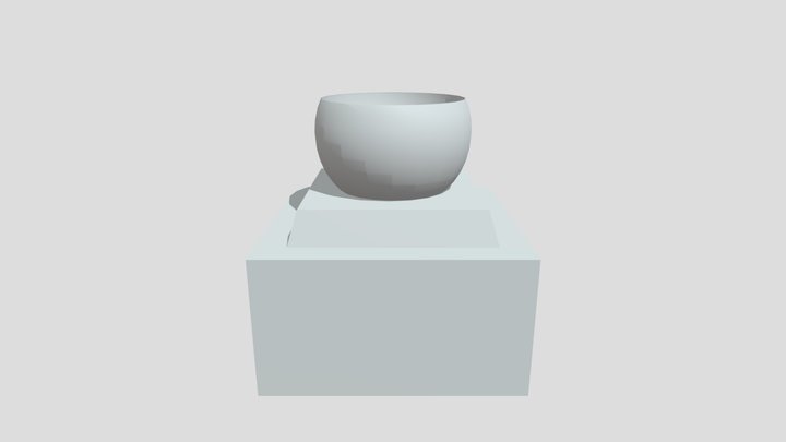 Fire pit — greybox 3D Model