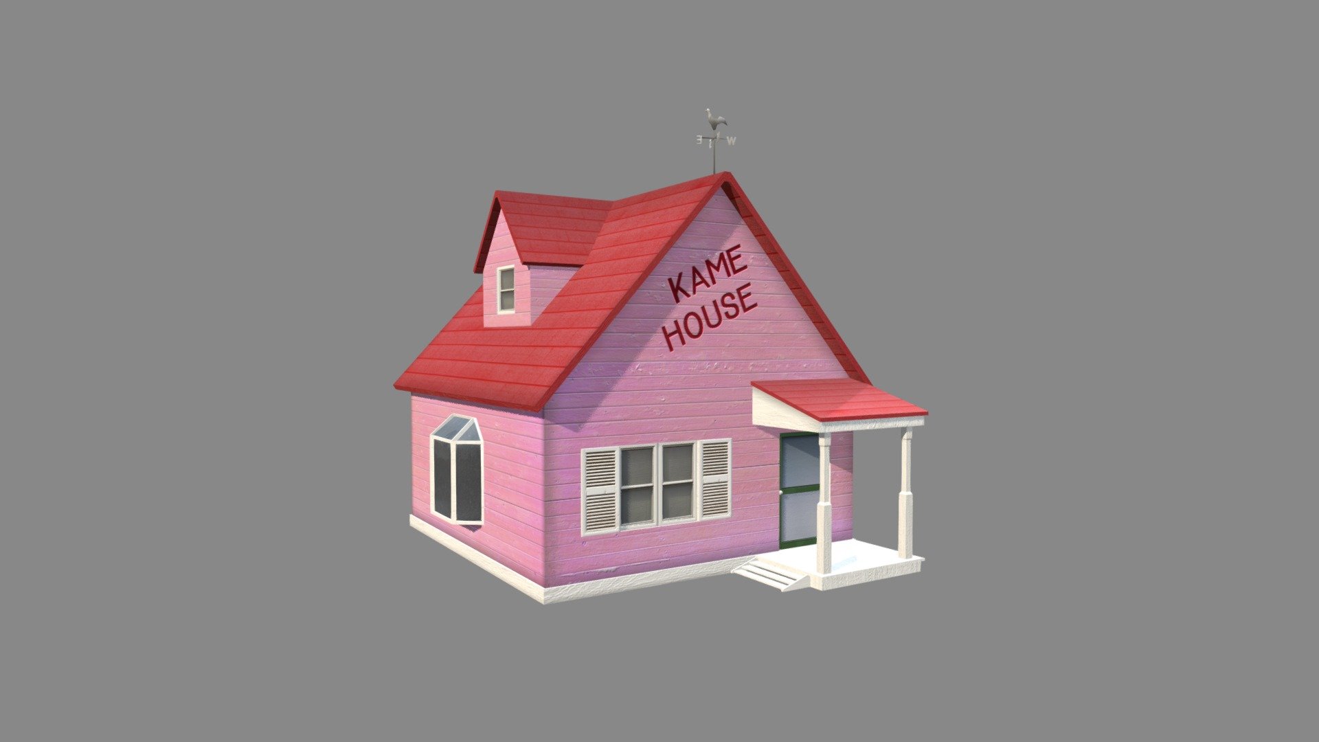 Kame House 3D model by kopskyz (kopskyz) [c836317