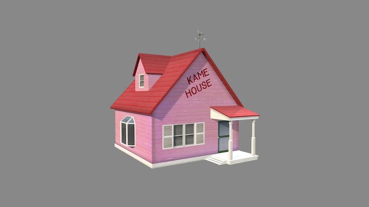Kame House 3D Model