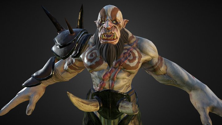 PBR Orc 3D Model