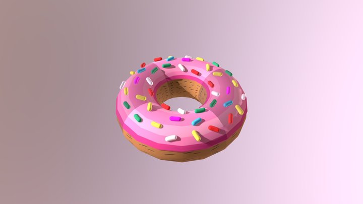 Homer donut 3D Model