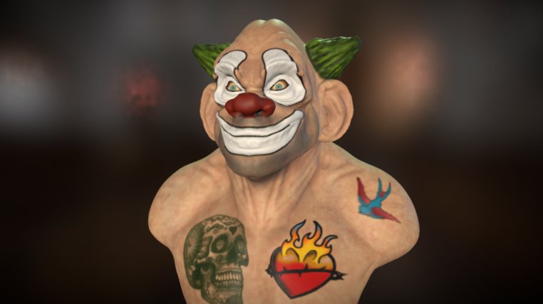 Pinhead Clown - 3D model by Richard Ruiz (@RichardRuiz) [c83805f ...