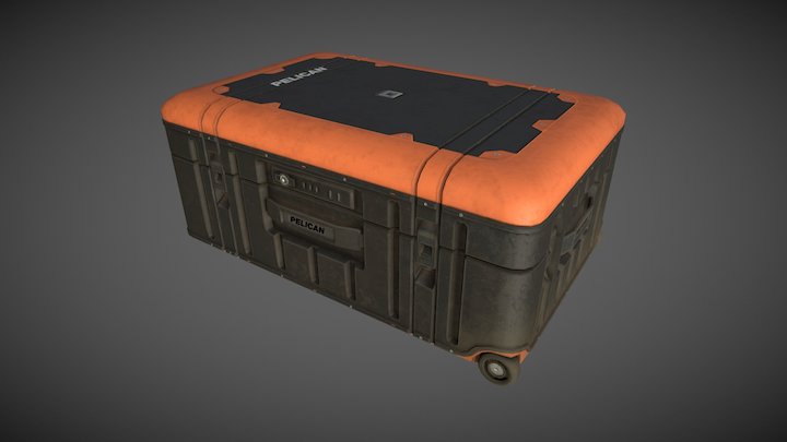Suitcase Pelican 3D Model