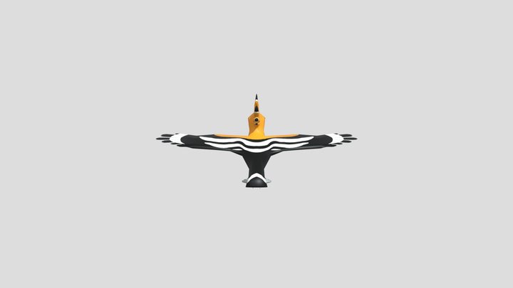 Hoopoe 3D Model