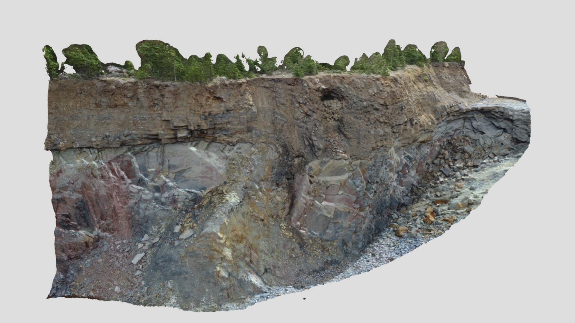 Folded unconformity at Kamsdorf quarry