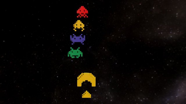 Space Invaders 3D Model