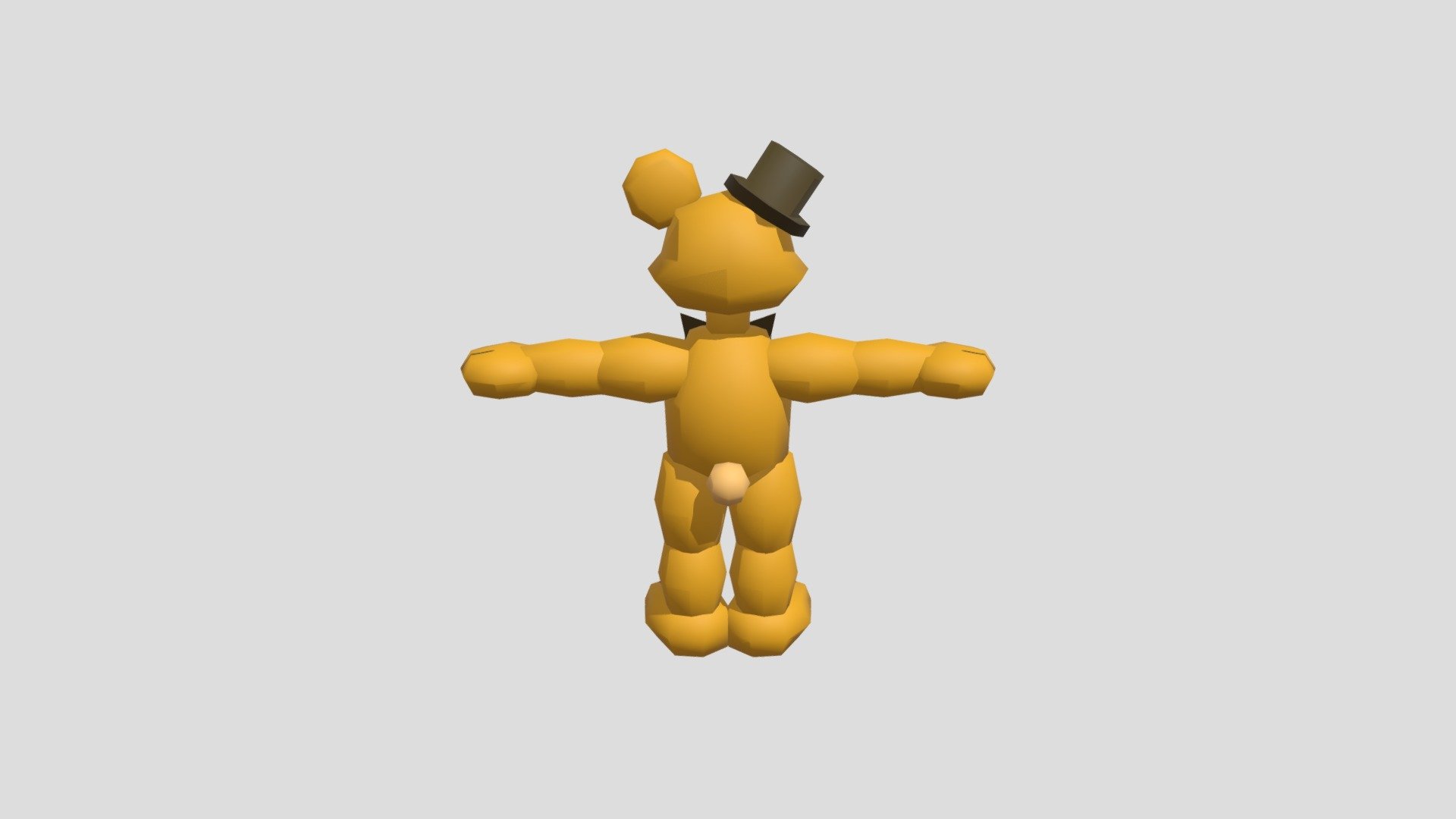 Golden Freddy N64 - Download Free 3D model by sk33 [c83a1e3] - Sketchfab