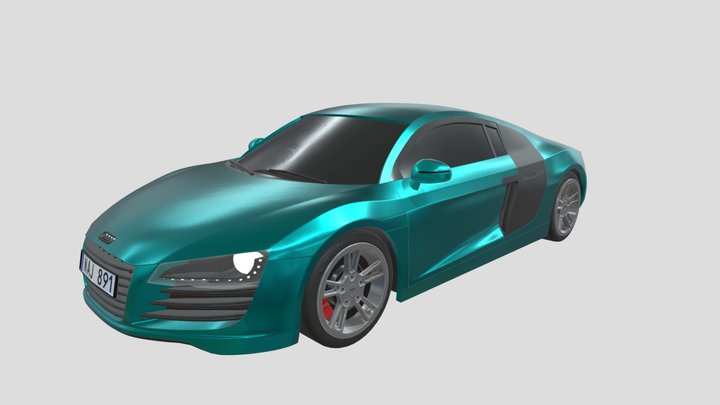 Audi R8 3D Model