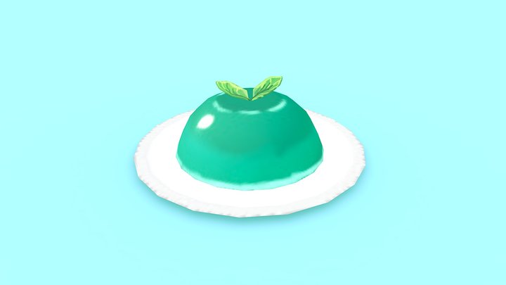 Mint Jelly from Genshin Impact 3D Model