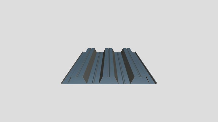 DG3WxHF-36 Roof-Non-Embossed 3D Model
