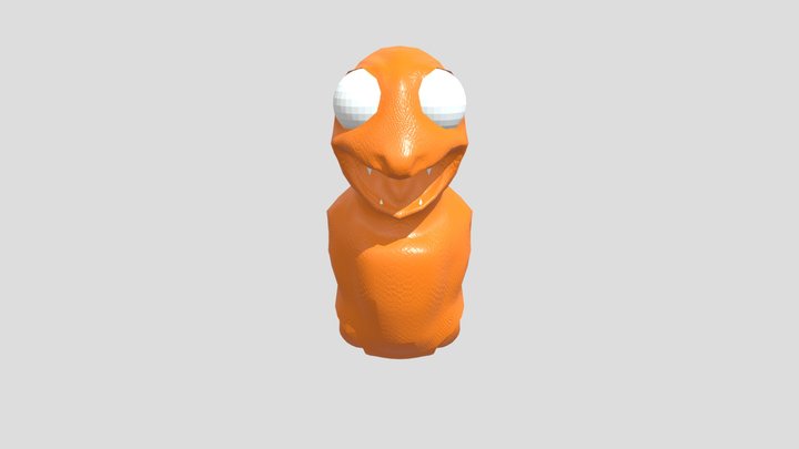 Charmander (pokemon) with Texture Skin 3D Model