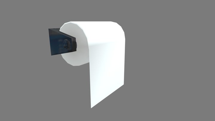 toilet paper 3D Model