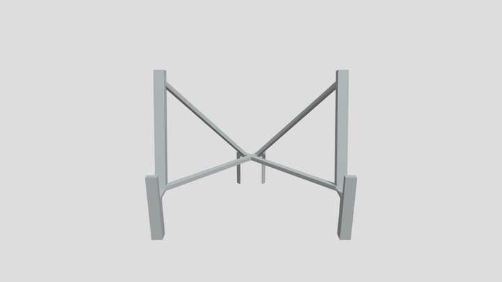 Minimalistic stand for the nintendo switch 3D Model