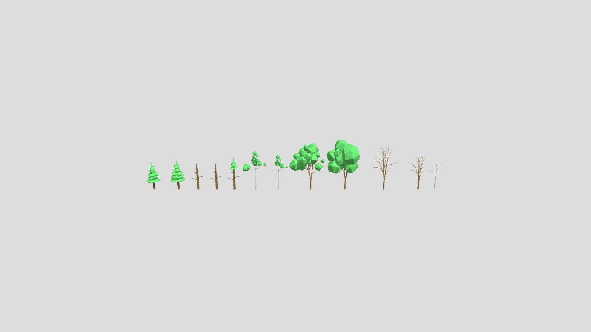 Arboles low poly