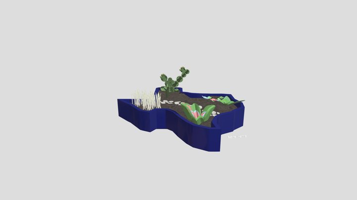 Texas Plants 3D Model