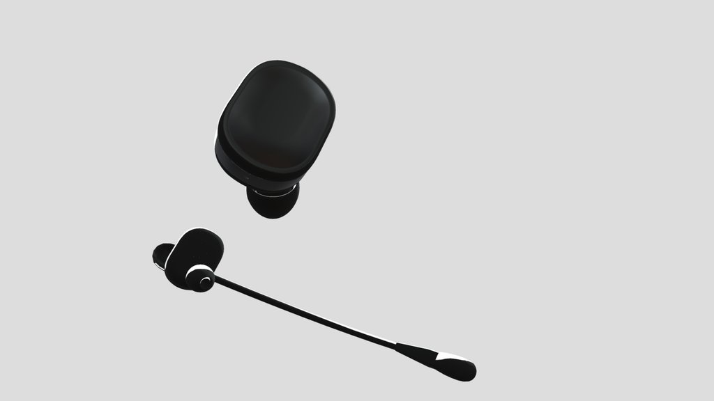 Sci- Fi News Reporter Handphone and Mic (Rigged)
