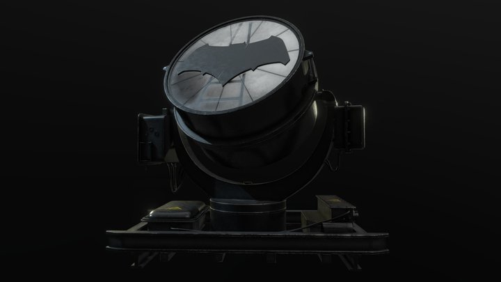 Bat signal 3D Model