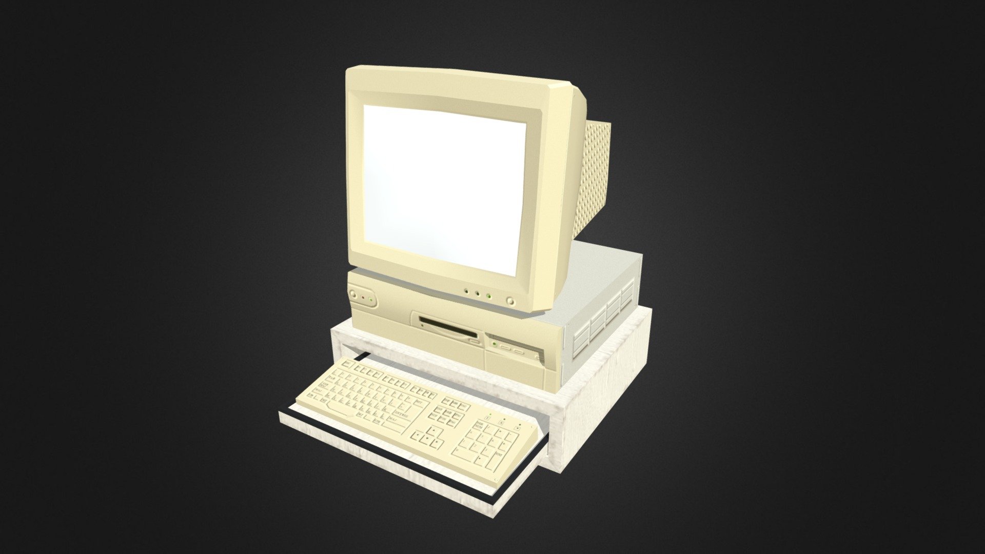 Computer - 3D model by Clément Pasquier (@quack) [c8427f3] - Sketchfab