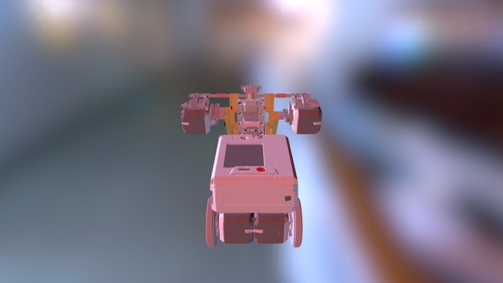 Lego + Rero HoeLoader 3D Model