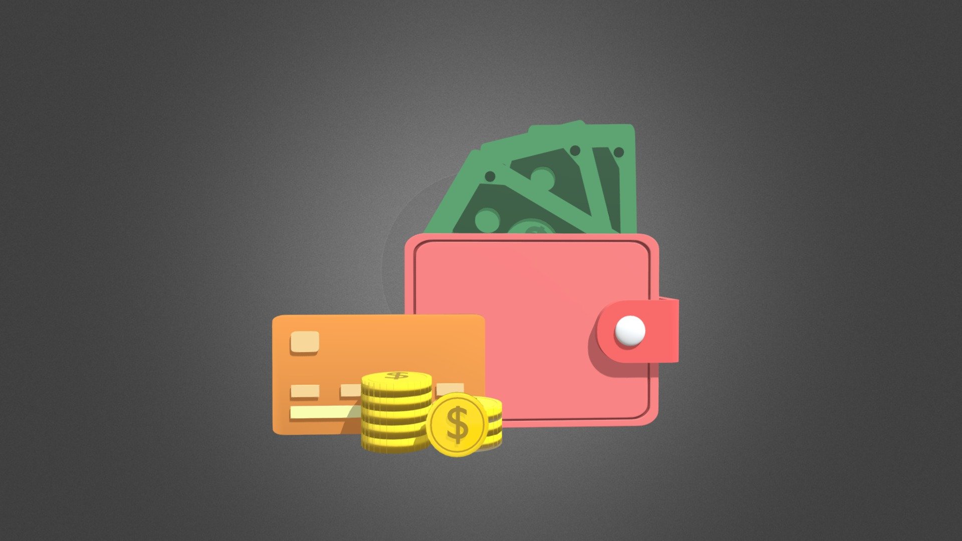 Wallet - Download Free 3D model by Artbrakadabra (@shafathalia ...