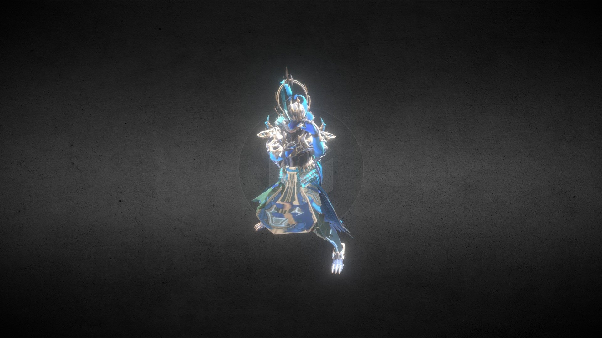 Flying Kick Poseidon X-suit by levin x gaming