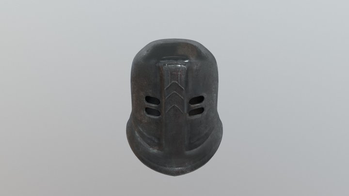 Tarkus Helmet 3D Model