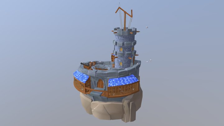 Communication Centre Imperial Navy 3D Model