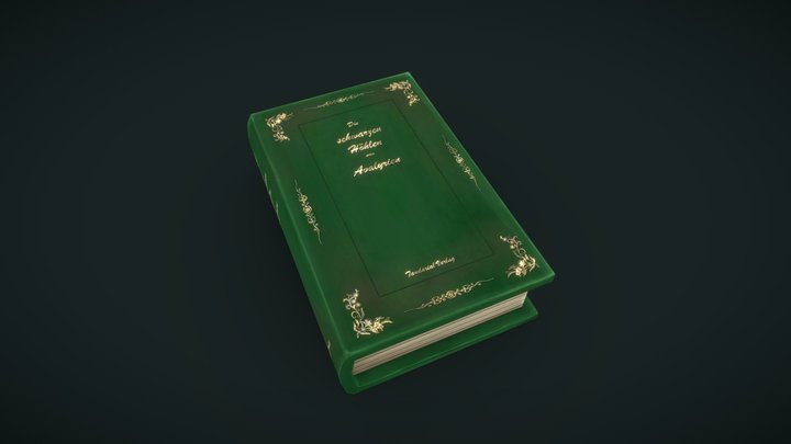 Hand painted book 3D Model