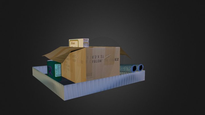 Trash_Box 3D Model