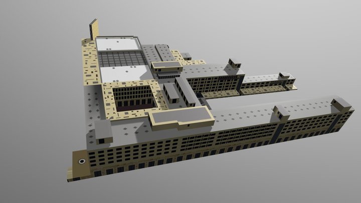 Kuwait Jumeirah Messilah Beach Hotel 3D Model