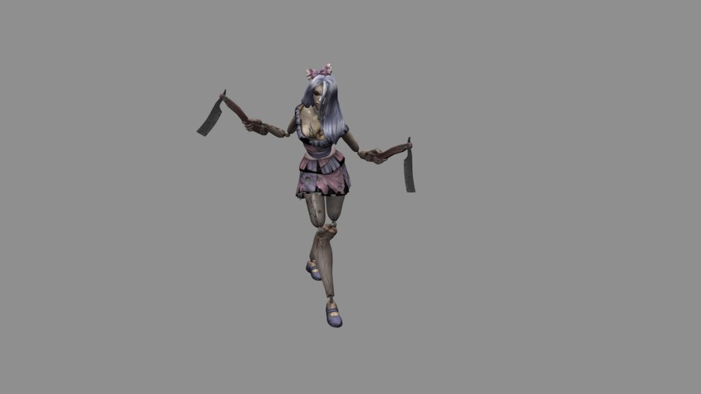 Izanami Skin 3 Rig Idle Animation