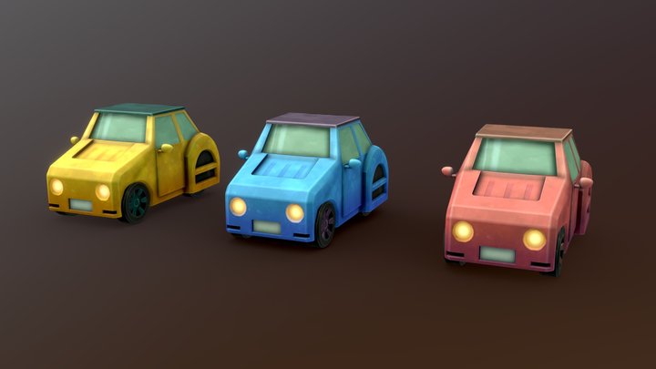 Tiny Cars 3D Model