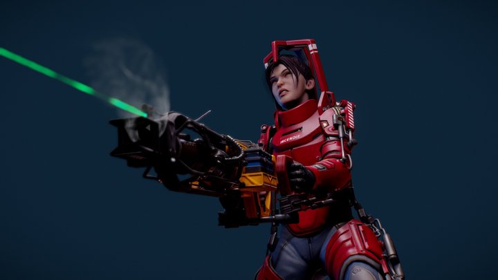 Fight Your Way Out! (Tracy's Fire Rescue Suit) 3D Model