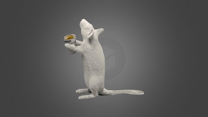 Mouse Lamp - 3D model by Argintieri Alessandro 3D Model