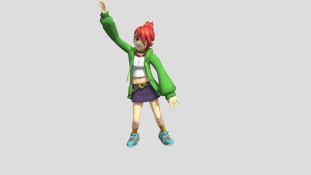 Fusionfall-Frankie Foster(Snake Hip Hop Dance)