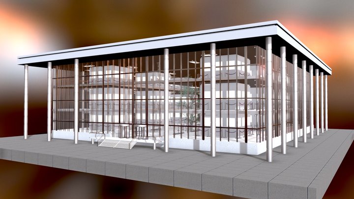 Art Gallery Building (Digital and NFTs) / VR 3D Model